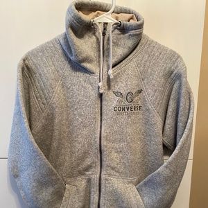 Women’s Medium CONVERSE funnel neck full zip sweatshirt